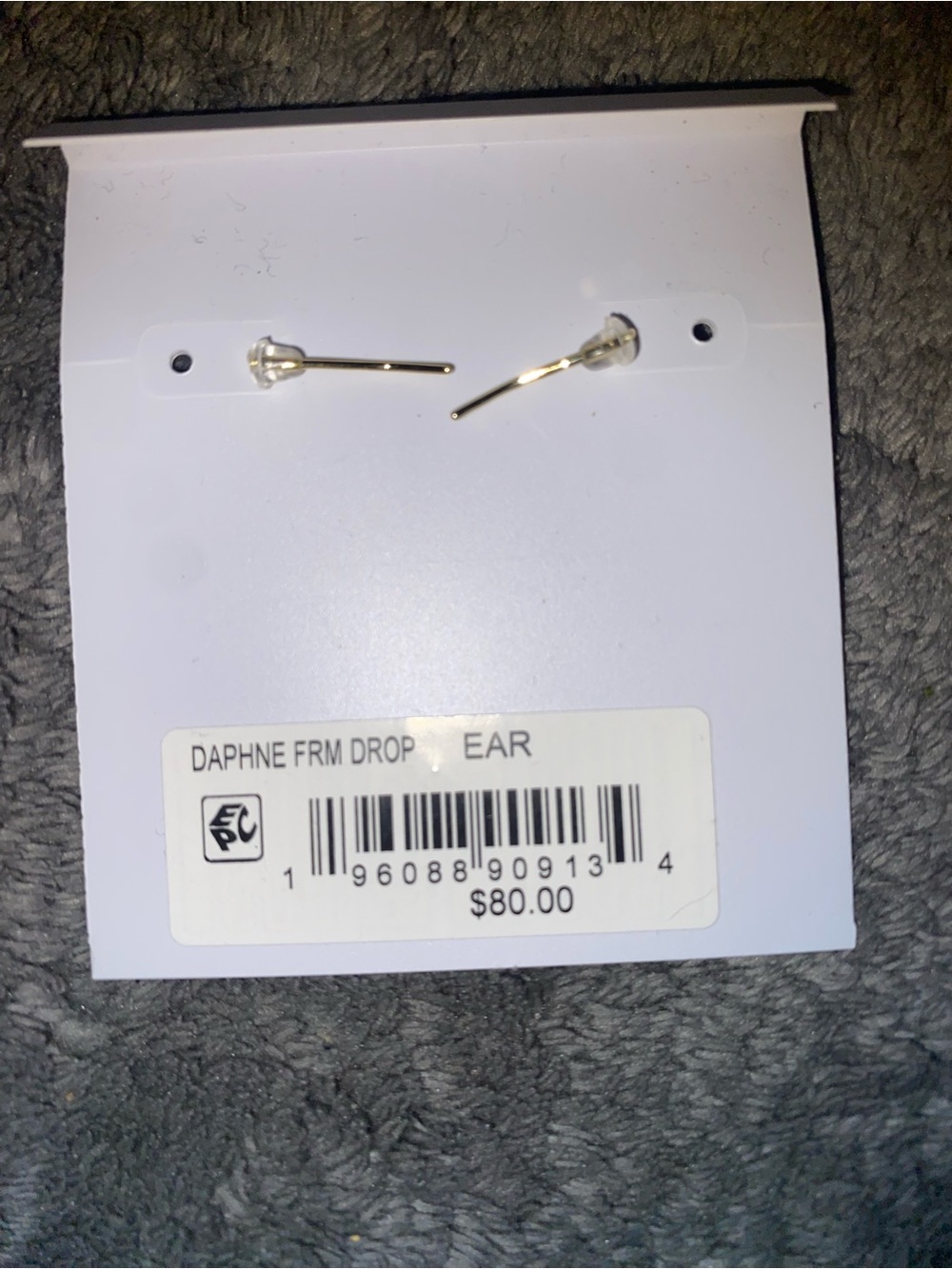 BNWT Kendra Scott Daphne Gold Frame Drop Earrings $80 - Picture 4 of 4